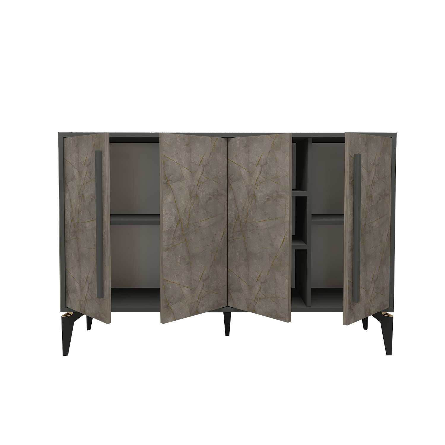 Console Gardian Marmer Antraciet