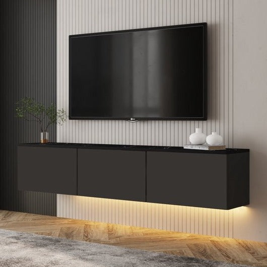 Supellexia- Neon Illuminated - TV-standaard- Antraciet